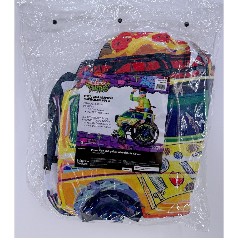 TMNT Pizza Van Adaptive Wheelchair Cover Child InSpirit Designs New